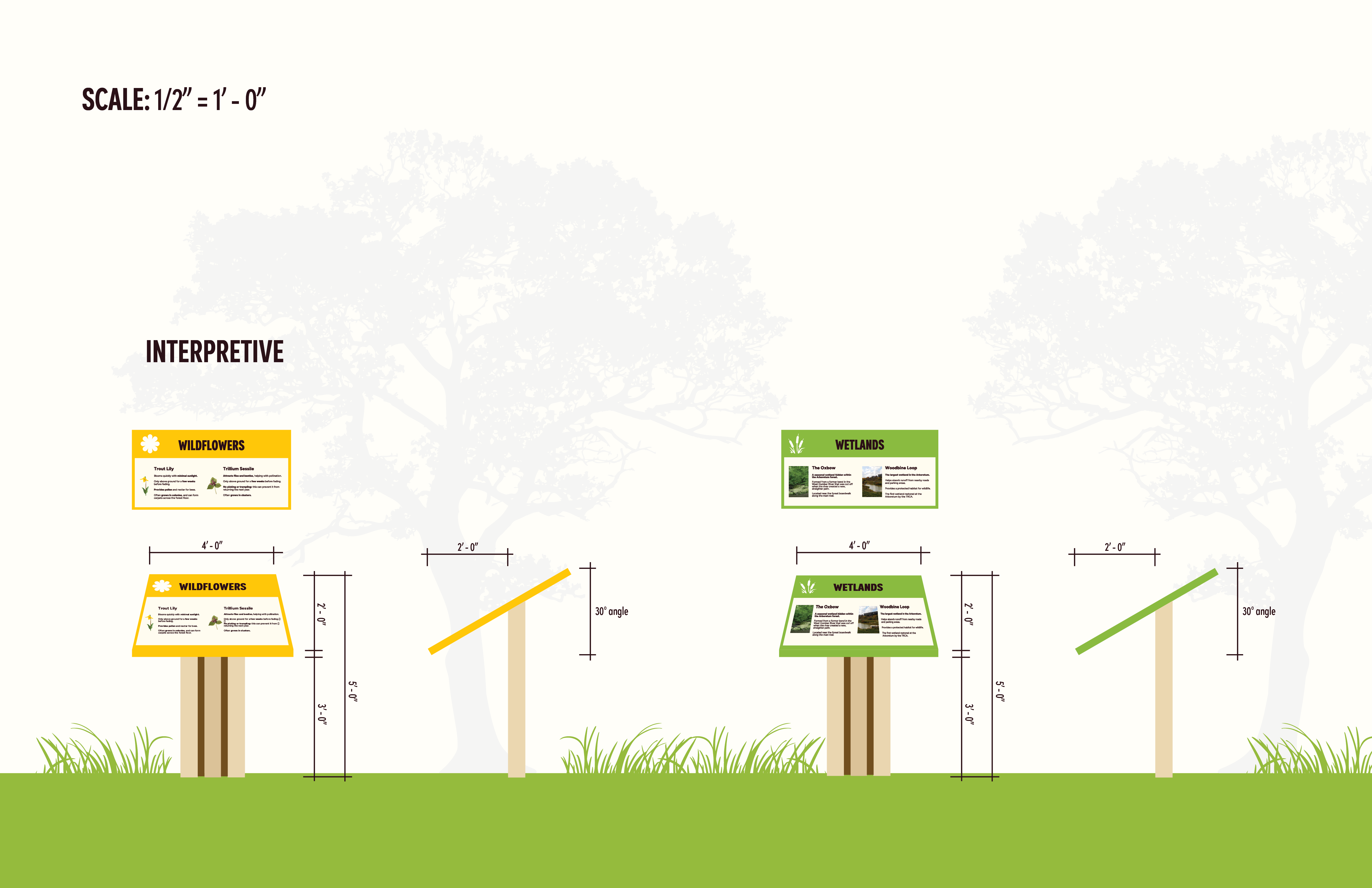 image of 2 educational signs